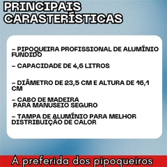 Pipoqueira Panela PIPOCA&CIA 4,6 litros Preferida Pipoqueiro na internet