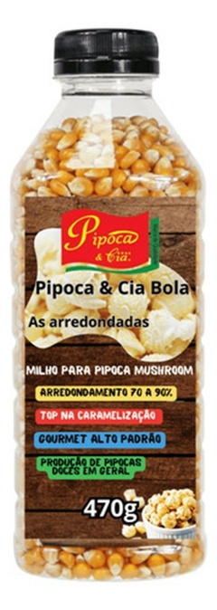 Milho Pipoca & Cia Bola 470g Gourmet Mushroom