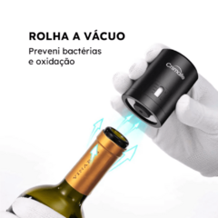 ROLHA À VÁCUO ANTI-VAZAMENTOS PARA AMANTES DE VINHO - Cozinha Temperada