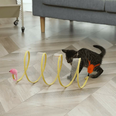 Túnel Mola Brinquedo para gatos