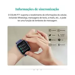 Smartwatch P71 para Homens e Mulheres