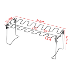 Churrasco Antiaderente Suporte De Grelha De Aço Inoxidável, Churrasco, Carne, Frango, Asa, Perna, Grill, Forno, Suporte De Torrador, Cozinhando Rack - comprar online