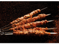 Espeto de churrasco em aço inoxidável, espetos reutilizáveis BBQ Kebab para acampamento ao ar livre, ferramentas de piquenique, cozinhar ferramentas, 10 pcs, 15pcs - comprar online