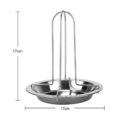 Imagem do Suporte de grelha de torrefação em aço inoxidável Ferramentas para grelhar Ferramentas para churrasco ao ar livre Cremalheira de assador de frango antiaderente