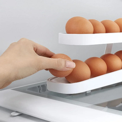 Frigorífico Egg Rolling armazenamento Rack, Suporte, Rolldown, Dispenser, Caixa, Novo, 2023 - comprar online