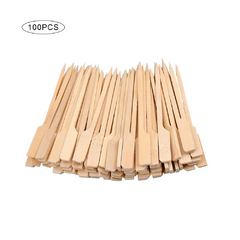 Ferramentas descartáveis de churrasco de bambu, Espetos de bambu churrasco natural, Camping Party for Kabob Fruit Cocktail, 100pcs - loja online