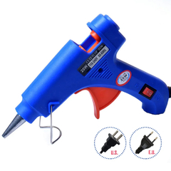 Oimg 20w hot melt pistola de cola mini armas de uso doméstico industrial temperatura do calor termo elétrica ferramenta de reparo 7mm bastões de cola - Cozinha Temperada