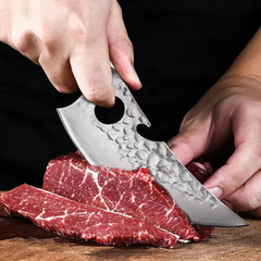 Faca de cozinha forjada em aço inoxidável Chef desossa facas faca de pesca artesanal Meat Cleaver faca de açougueiro Facas de caça - loja online