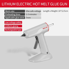 10W Mini Tipo Recarregável Sem Fio Hot Melt Glue Gun Household Industrial Guns Ferramentas Manuais DIY Arts Casa Rápida Reparos Artesanato na internet