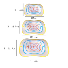 Placa de corte transparente flexível cozinha pp classificação cortar placa de corte de carne vegetal acessórios de cozinha - loja online