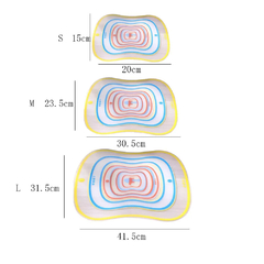 Placa de corte transparente flexível cozinha pp classificação cortar placa de corte de carne vegetal acessórios de cozinha na internet