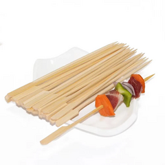 Imagem do Ferramentas descartáveis de churrasco de bambu, Espetos de bambu churrasco natural, Camping Party for Kabob Fruit Cocktail, 100pcs