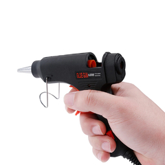 Oimg 20w hot melt pistola de cola mini armas de uso doméstico industrial temperatura do calor termo elétrica ferramenta de reparo 7mm bastões de cola na internet