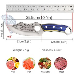 Faca de desosse forjada de aço inoxidável, Faca do Chef para cozinhar frutas, CHURRASCO Meat Cleaver, Faca de açougueiro, 4Cr13 na internet