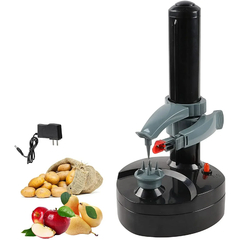 Imagem do Descascador De Batata Elétrico Com 1 Lâminas De Substituição, Aço Inoxidável, Descascador De Frutas Rotativo Automático, Apple Paring Machine