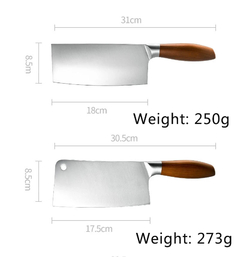 Faca de cozinha conjunto de aço inoxidável faca do chef cutelo faca de corte afiada faca de frutas tesoura de cozinha com afiação vara - loja online