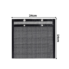 LMETJMA PTFE Malha Grill Sacos Reutilizáveis Antiaderente BBQ Churrasco Sacos para Fumantes De Gás De Carvão BBQ Veggie Grill Sacos JT41 - comprar online