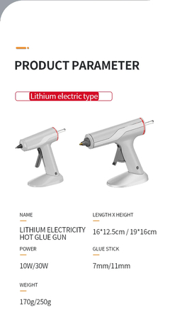 10W Mini Tipo Recarregável Sem Fio Hot Melt Glue Gun Household Industrial Guns Ferramentas Manuais DIY Arts Casa Rápida Reparos Artesanato