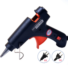 Oimg 20w hot melt pistola de cola mini armas de uso doméstico industrial temperatura do calor termo elétrica ferramenta de reparo 7mm bastões de cola - comprar online