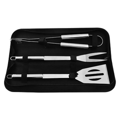 Imagem do Conjunto de ferramentas para churrasqueira com saco, aço inoxidável, churrasco Ing ferramentas, acampamento ao ar livre, cozinhar acessórios kit