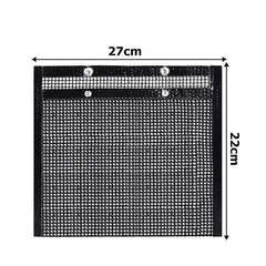 LMETJMA PTFE Malha Grill Sacos Reutilizáveis Antiaderente BBQ Churrasco Sacos para Fumantes De Gás De Carvão BBQ Veggie Grill Sacos JT41