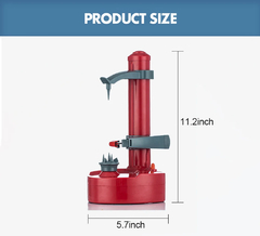 Imagem do Descascador De Batata Elétrico Com 1 Lâminas De Substituição, Aço Inoxidável, Descascador De Frutas Rotativo Automático, Apple Paring Machine