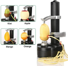 Descascador Elétrico Multifuncional para Frutas e Legumes, Aço Inoxidável Automático, Descascador De Maçã, Máquina De Cortador De Batata