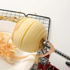 Apple Peeler 3 em 1 Aço Inoxidável Núcleo Fatia Cortador Mão-cranked Descascador De Frutas Ferramentas De Corte De Cozinha Apple Slicer Corer Cutter - comprar online