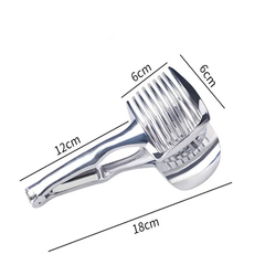 Aço Inoxidável Handheld Kitchen Slicer, Laranja Limão Slicer, Clipe De Corte De Tomate, Fatiador De Frutas, Cortador De Cebola, Cozinha Item Acessórios