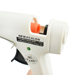 NEWACALOX-Pistola de Cola Hot Melt, 20W, Ficha EU, Bastão de Cola, Industrial, Mini Pistolas, Thermo, Elétrica, Ferramenta de Temperatura do Calor, 1Pc, 7mm - comprar online