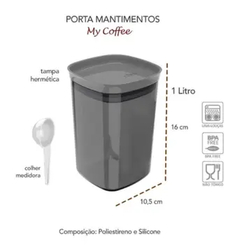 Pote Hermético OU Block My Coffee 1L - comprar online