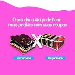 KIT 10 COLMEIAS ORGANIZADORAS G (10X25X35) PARA CAMISETAS