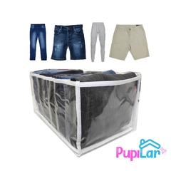 COLMEIA ORGANIZADORA JEANS/GG (20X25X40) P/ CALÇAS E BERMUDAS