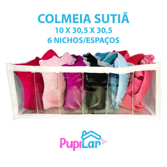 KIT 4 COLMEIAS P/ SUTIÃS (10 X 30,5 X 30,5) - PUPILAR - PUPILAR - COLMEIAS E UTILIDADES