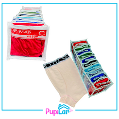 KIT 10 COLMEIAS ORGANIZADORAS P 10X12X35 P/ ROUPAS PEQUENAS - loja online