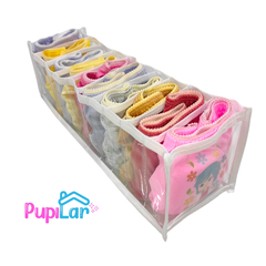 KIT PUP BABY 12 COLMEIAS ORGANIZADORAS 4P / 4M / 4G - PUPILAR