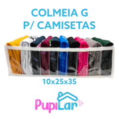 COLMEIA ORGANIZADORA G (10X25X35) PARA CAMISETAS - PUPILAR - COLMEIAS E UTILIDADES