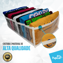 KIT 15 COLMEIAS ORGANIZADORAS G (10X25X35) PARA CAMISETAS na internet