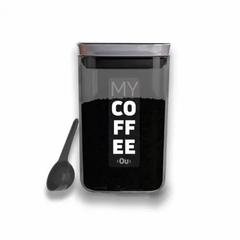 Pote Hermético OU Block My Coffee 1L - PUPILAR - COLMEIAS E UTILIDADES