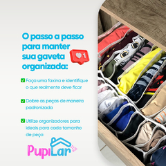 KIT PUP BABY 12 COLMEIAS ORGANIZADORAS 4P / 4M / 4G - PUPILAR - comprar online