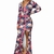 Vestido `Printed - CityBlue