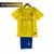 Kit Infantil Al-Nassr I Nike 23/24 - Amarelo com detalhes em azul