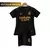 Kit Infantil Real Madrid III 23/24 Adidas - Preto com detalhes em amarelo