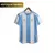 Camisa Seleção da Argentina I 24/25 - Torcedor Adidas Masculina - Azul e branca com detalhes em dourado