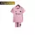 Kit Infantil Inter Miami CF I 23/24 - Adidas - Rosa com detalhes em preto