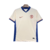 Chelsea Away Kit 2024/25 Nike - Camisa Reserva em Guava Ice com detalhes em laranja e azul.