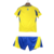 Kit Infantil Al-Nassr Titular I Nike 24-25 - Amarelo com detalhes em azul - Cristiano Ronaldo