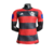 Camisa Flamengo I 23/24 Jogador Masculina - Vermelha e preta com detalhes em branco com todos os patrocinio on internet