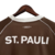 Camisa FC St Pauli I 23/24 - Torcedor Diiy Masculina - Marrom com detalhes em vermelhos e branco - buy online