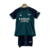 Kit Infantil Arsenal III 23/24 Adidas - Verde com detalhes em azul e branco